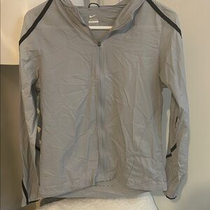Nike Light Gray Hooded Jacket